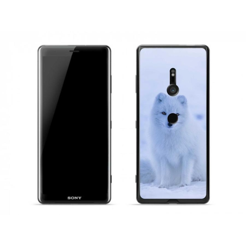 Gelový kryt mmCase na mobil Sony Xperia XZ3 - polární liška