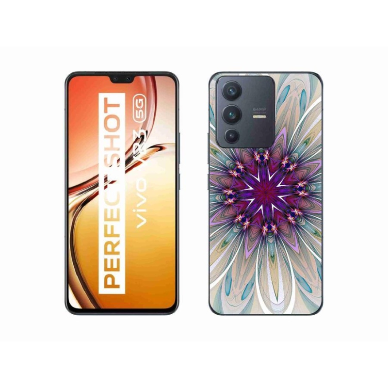 Gelový kryt mmCase na mobil Vivo V23 5G - abstrakt 10