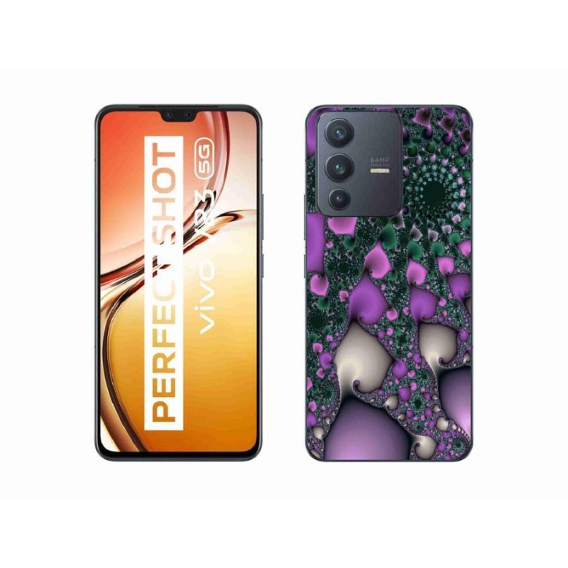 Gelový kryt mmCase na mobil Vivo V23 5G - abstrakt 7