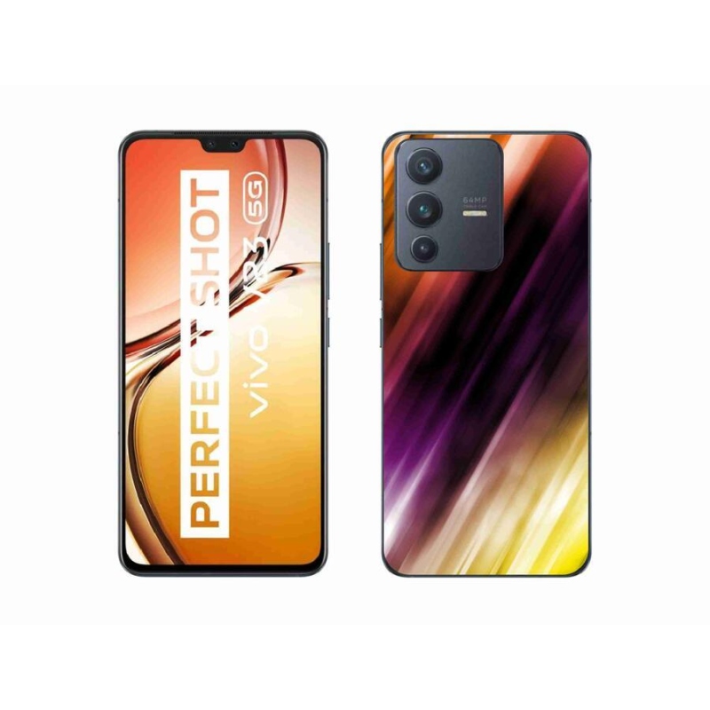 Gelový kryt mmCase na mobil Vivo V23 5G - abstraktní vzor 5