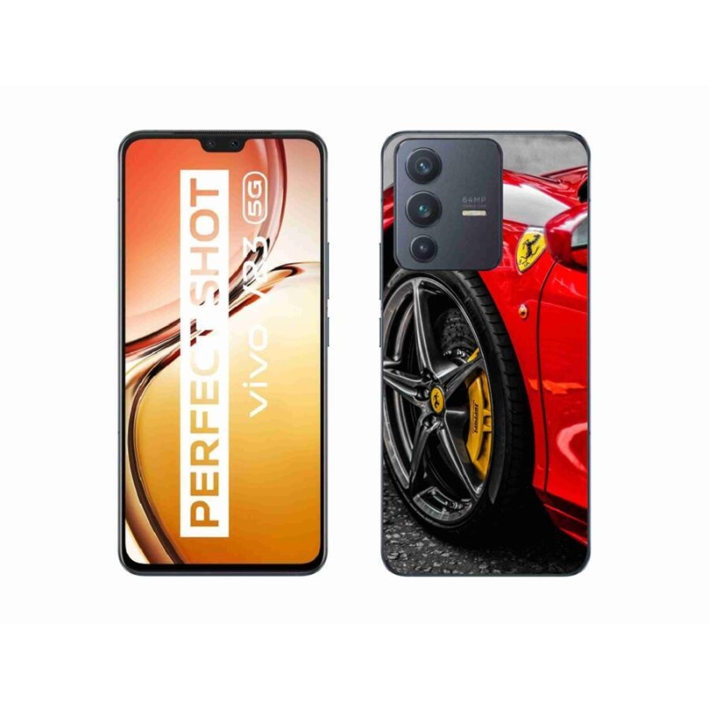 Gelový kryt mmCase na mobil Vivo V23 5G - auto 1