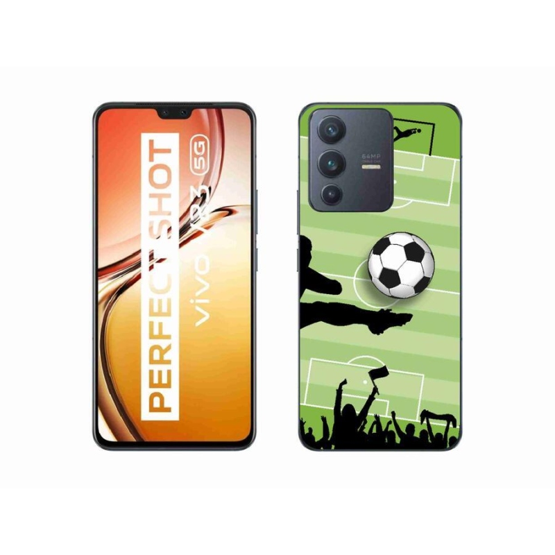 Gelový kryt mmCase na mobil Vivo V23 5G - fotbal 3