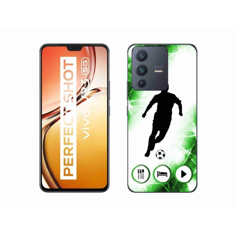 Gelový kryt mmCase na mobil Vivo V23 5G - fotbalista