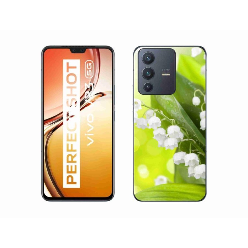 Gelový kryt mmCase na mobil Vivo V23 5G - konvalinka