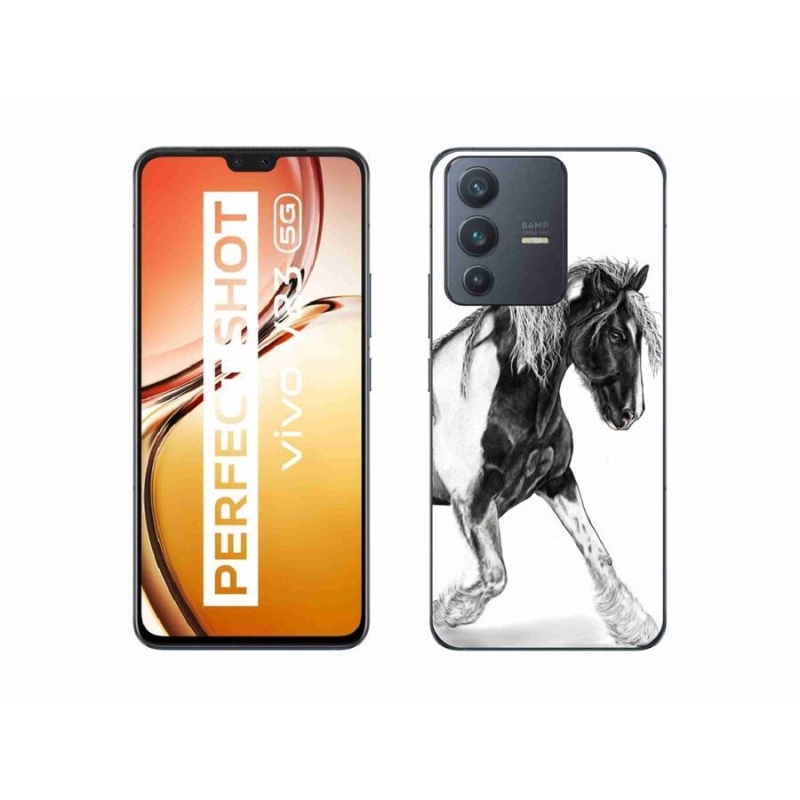 Gelový kryt mmCase na mobil Vivo V23 5G - kůň