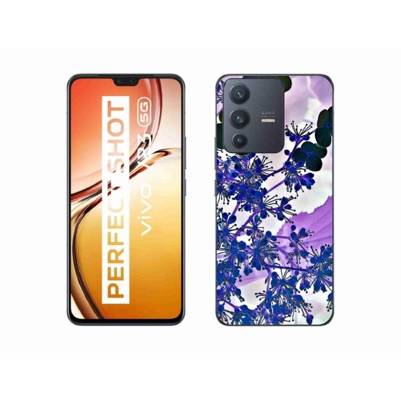 Gelový kryt mmCase na mobil Vivo V23 5G - květ hortenzie