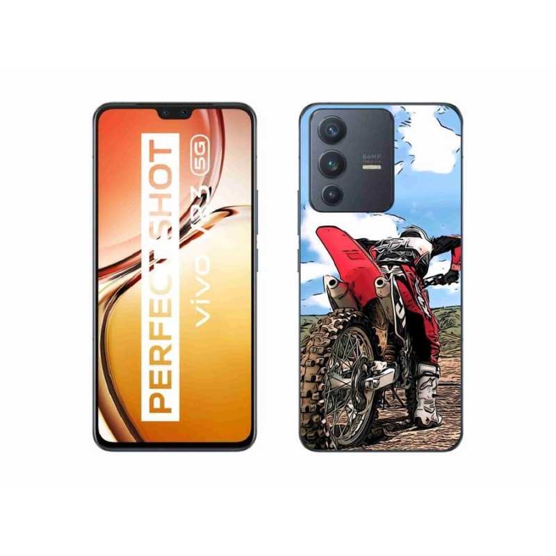 Gelový kryt mmCase na mobil Vivo V23 5G - moto