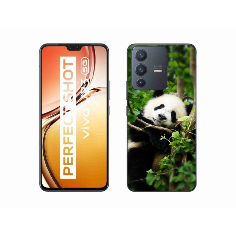 Gelový kryt mmCase na mobil Vivo V23 5G - panda