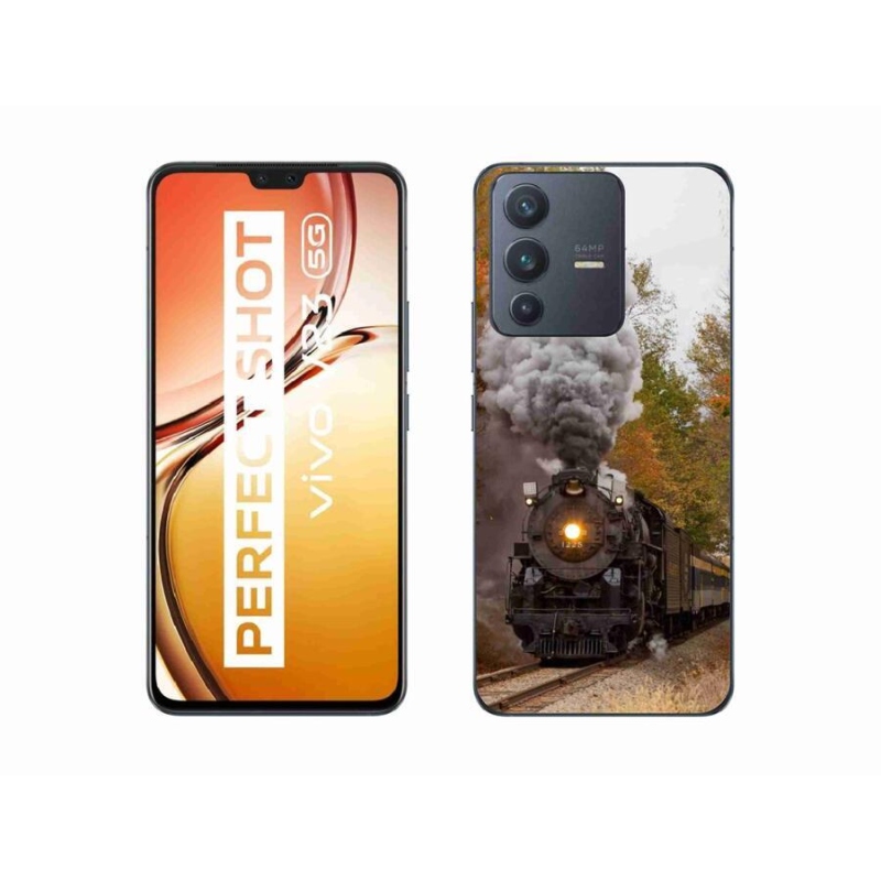 Gelový kryt mmCase na mobil Vivo V23 5G - vlak 1