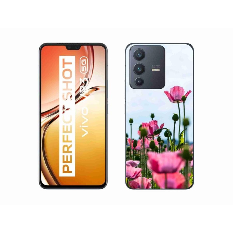 Gelový kryt mmCase na mobil Vivo V23 5G - vlčí mák