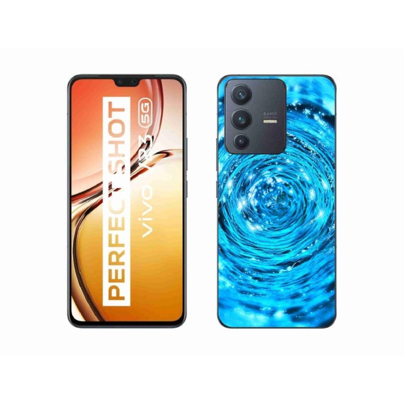 Gelový kryt mmCase na mobil Vivo V23 5G - vodní vír