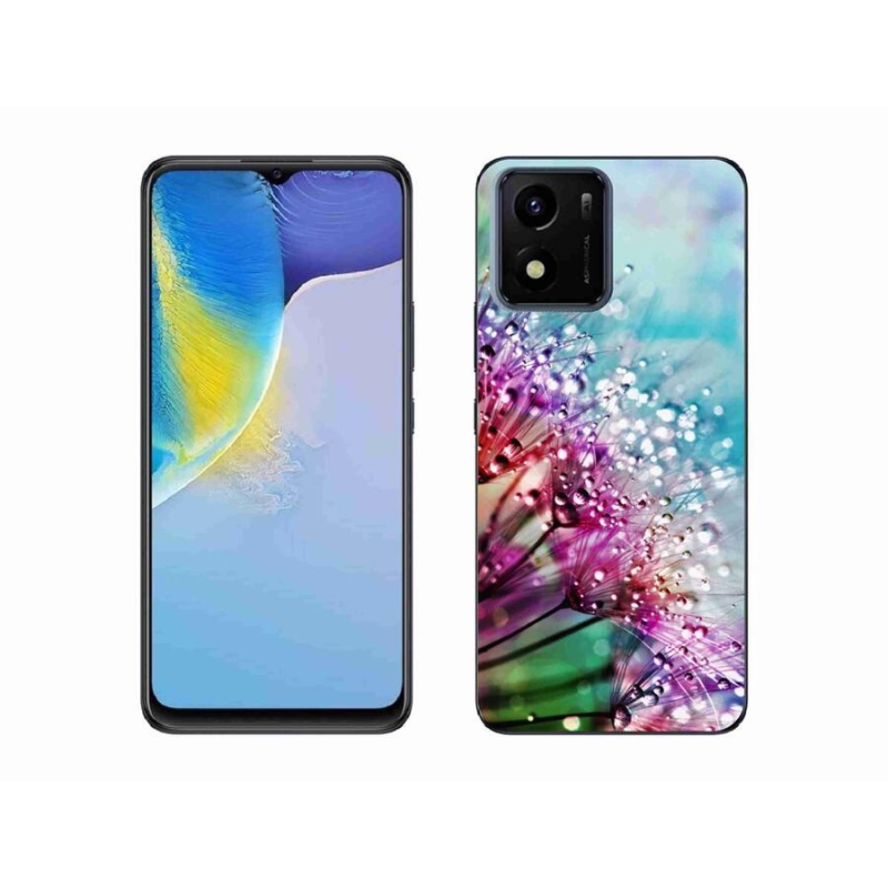 Gelový kryt mmCase na mobil Vivo Y01 - barevné květy