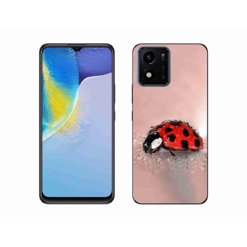 Gelový kryt mmCase na mobil Vivo Y01 - beruška