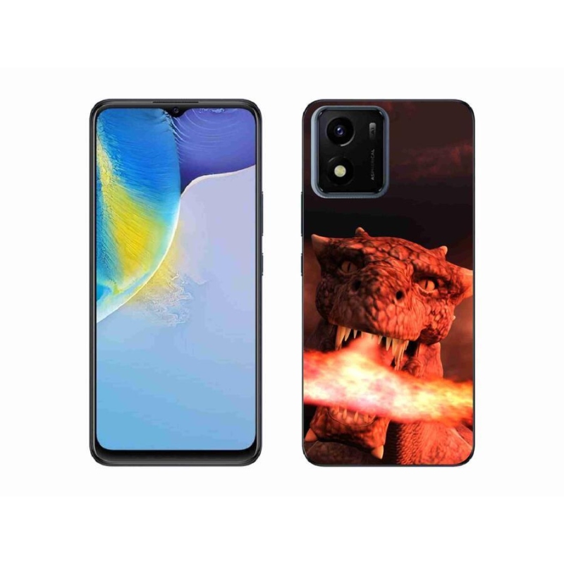 Gelový kryt mmCase na mobil Vivo Y01 - drak
