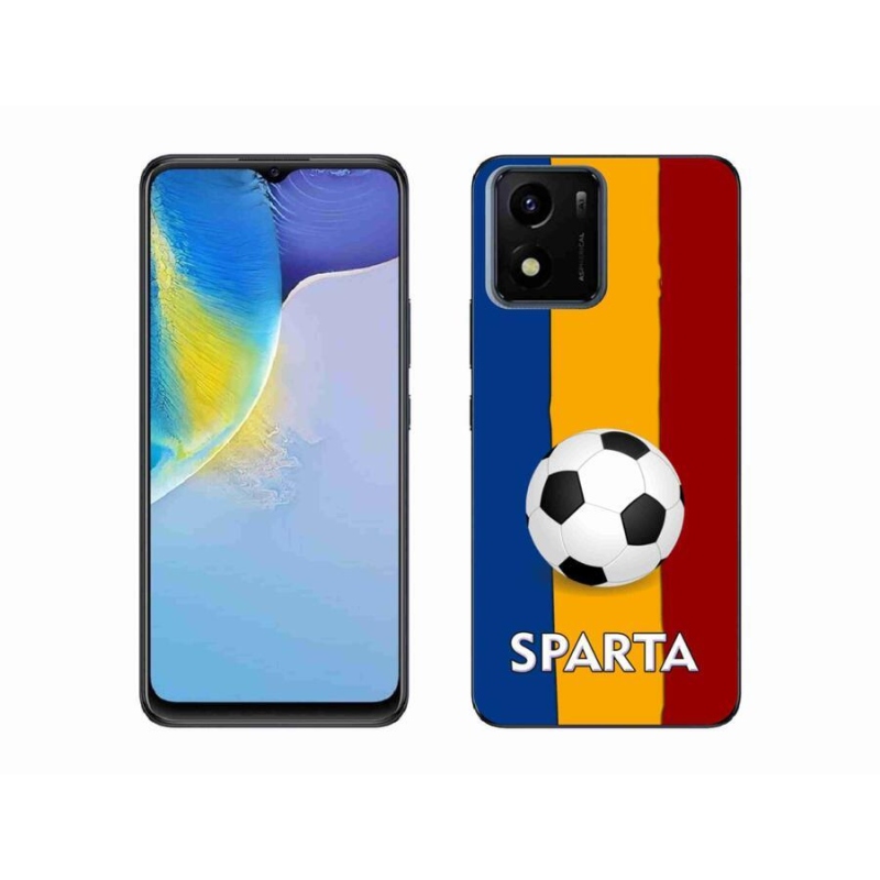 Gelový kryt mmCase na mobil Vivo Y01 - fotbal 1