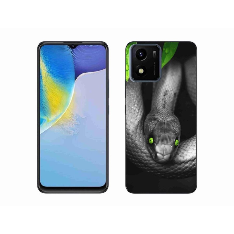 Gelový kryt mmCase na mobil Vivo Y01 - had
