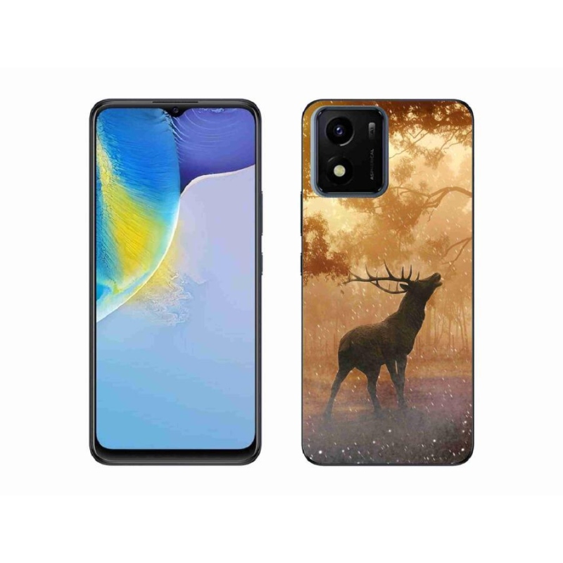 Gelový kryt mmCase na mobil Vivo Y01 - jelen v říji