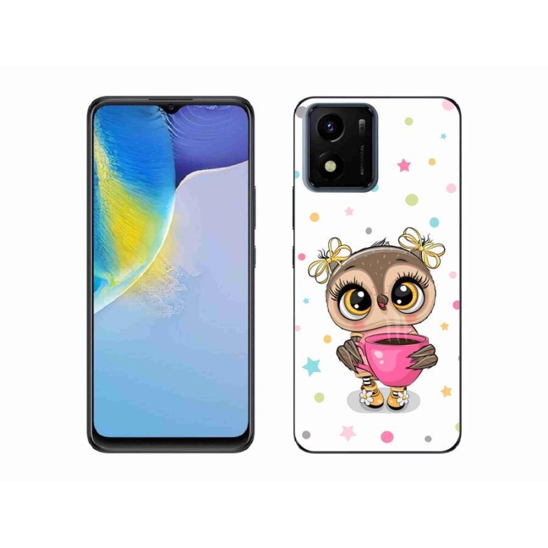 Gelový kryt mmCase na mobil Vivo Y01 - kreslená sovička