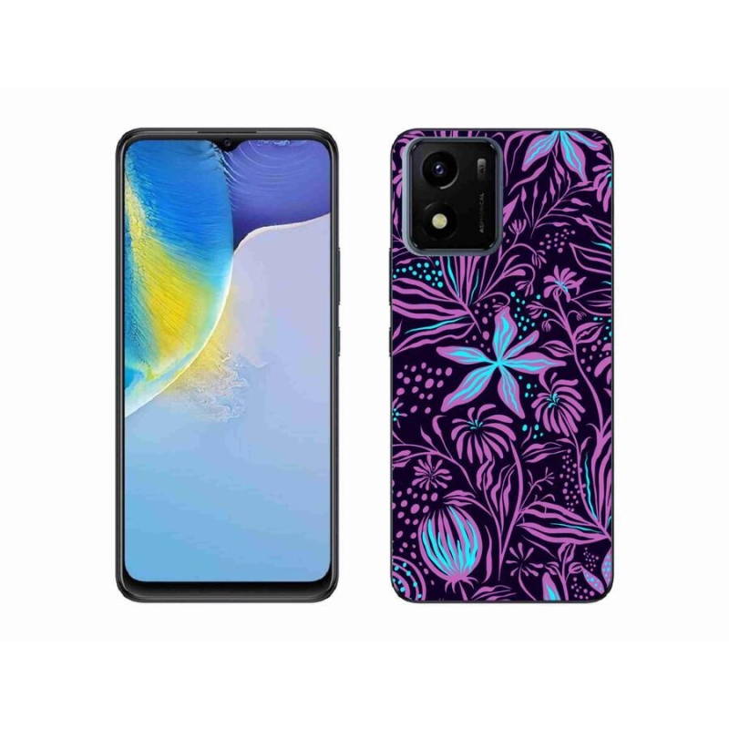 Gelový kryt mmCase na mobil Vivo Y01 - květiny 2
