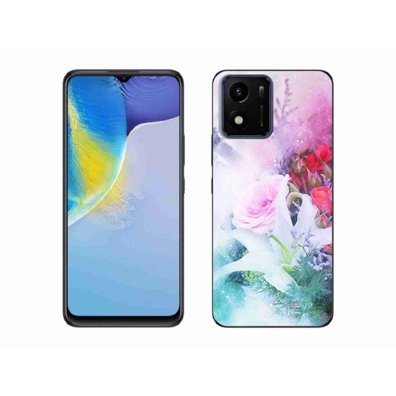 Gelový kryt mmCase na mobil Vivo Y01 - květiny 4