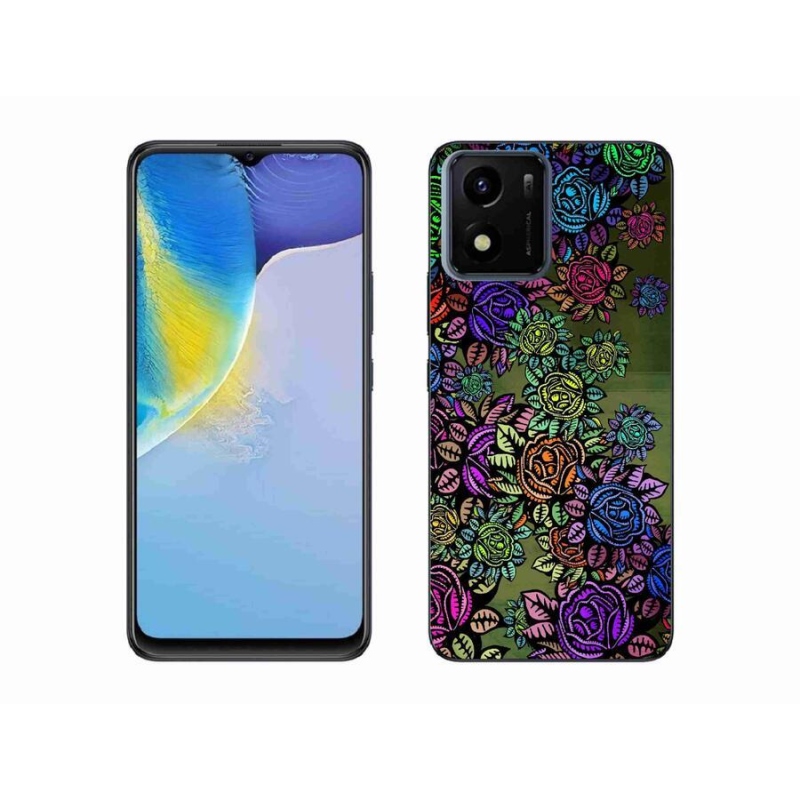 Gelový kryt mmCase na mobil Vivo Y01 - květiny 6