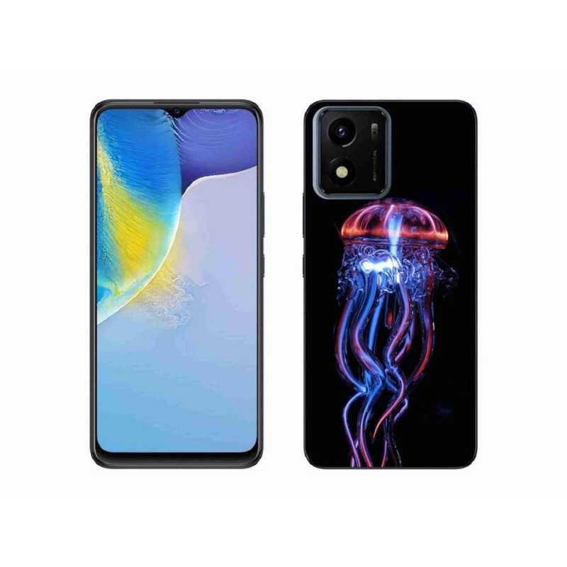 Gelový kryt mmCase na mobil Vivo Y01 - medúza