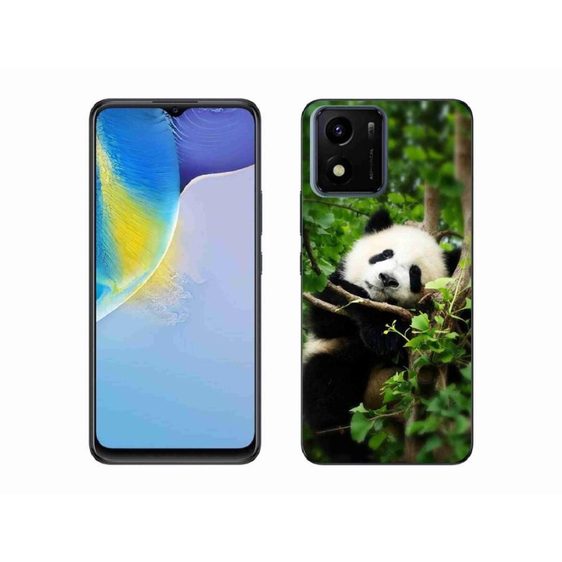 Gelový kryt mmCase na mobil Vivo Y01 - panda