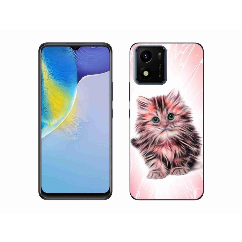 Gelový kryt mmCase na mobil Vivo Y01 - roztomilé kotě