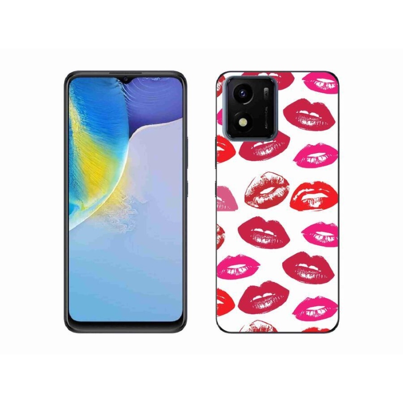 Gelový kryt mmCase na mobil Vivo Y01 - rty