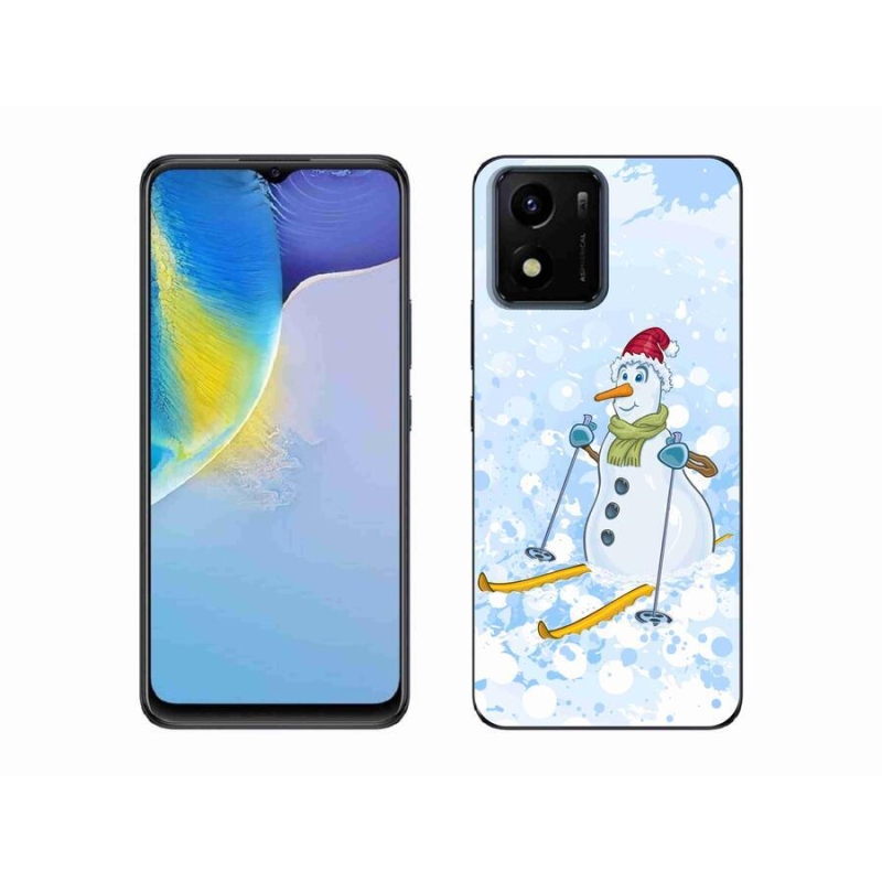 Gelový kryt mmCase na mobil Vivo Y01 - sněhulák