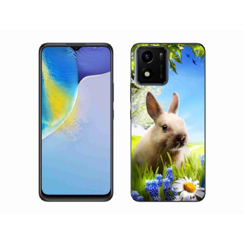Gelový kryt mmCase na mobil Vivo Y01 - zajíček