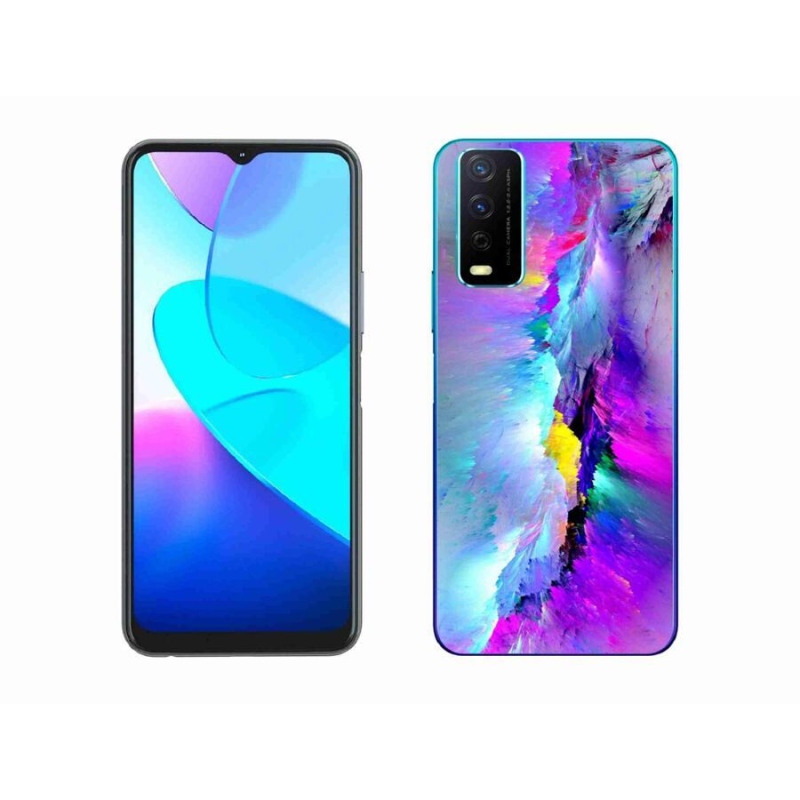 Gelový kryt mmCase na mobil Vivo Y11s/Y20s - abstrakt