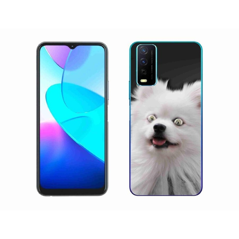 Gelový kryt mmCase na mobil Vivo Y11s/Y20s - bílý špic