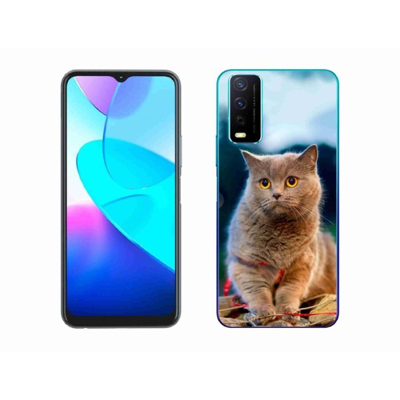 Gelový kryt mmCase na mobil Vivo Y11s/Y20s - britská modrá 2