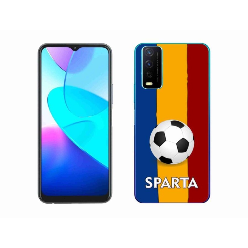Gelový kryt mmCase na mobil Vivo Y11s/Y20s - fotbal 1