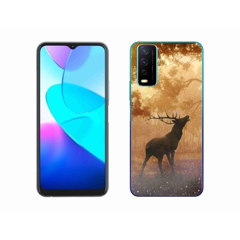 Gelový kryt mmCase na mobil Vivo Y11s/Y20s - jelen v říji