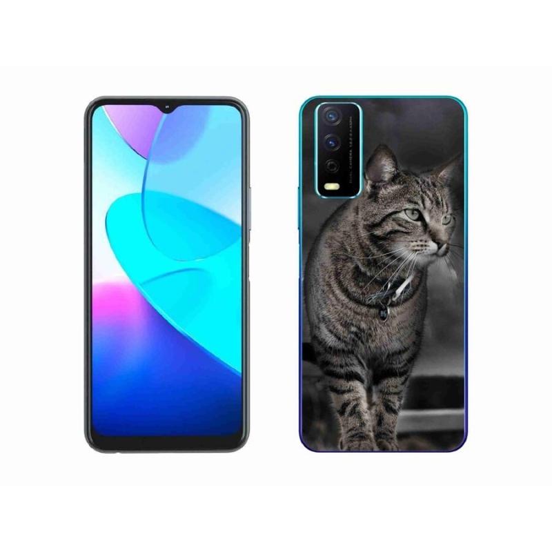 Gelový kryt mmCase na mobil Vivo Y11s/Y20s - kočka