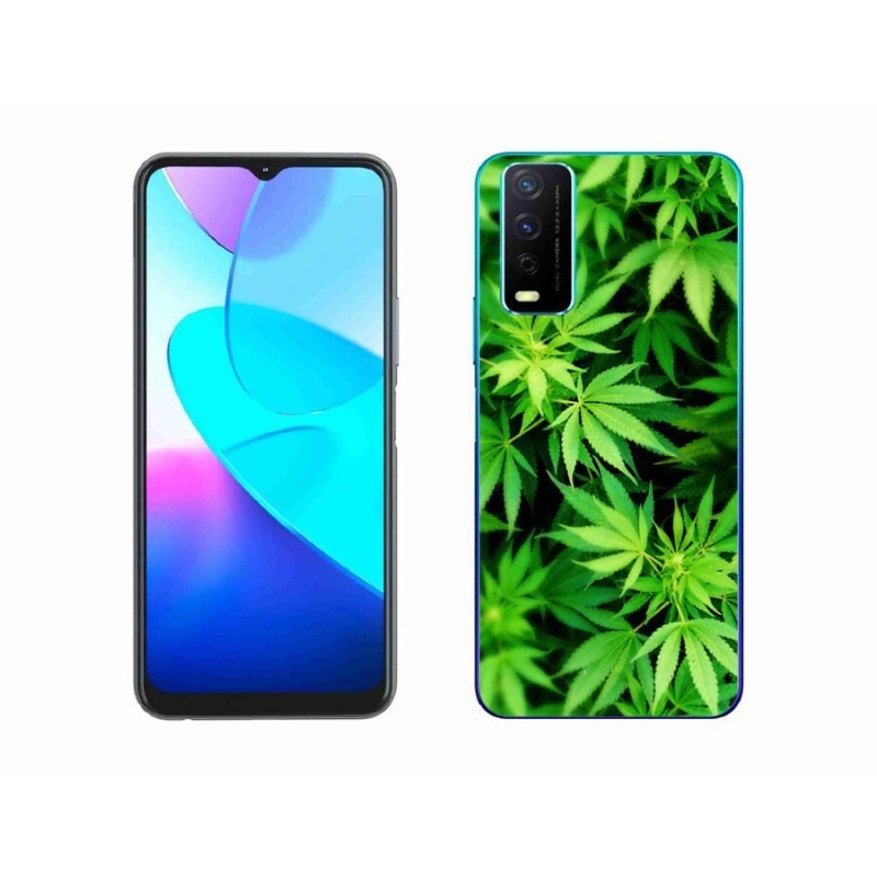 Gelový kryt mmCase na mobil Vivo Y11s/Y20s - konopí 3