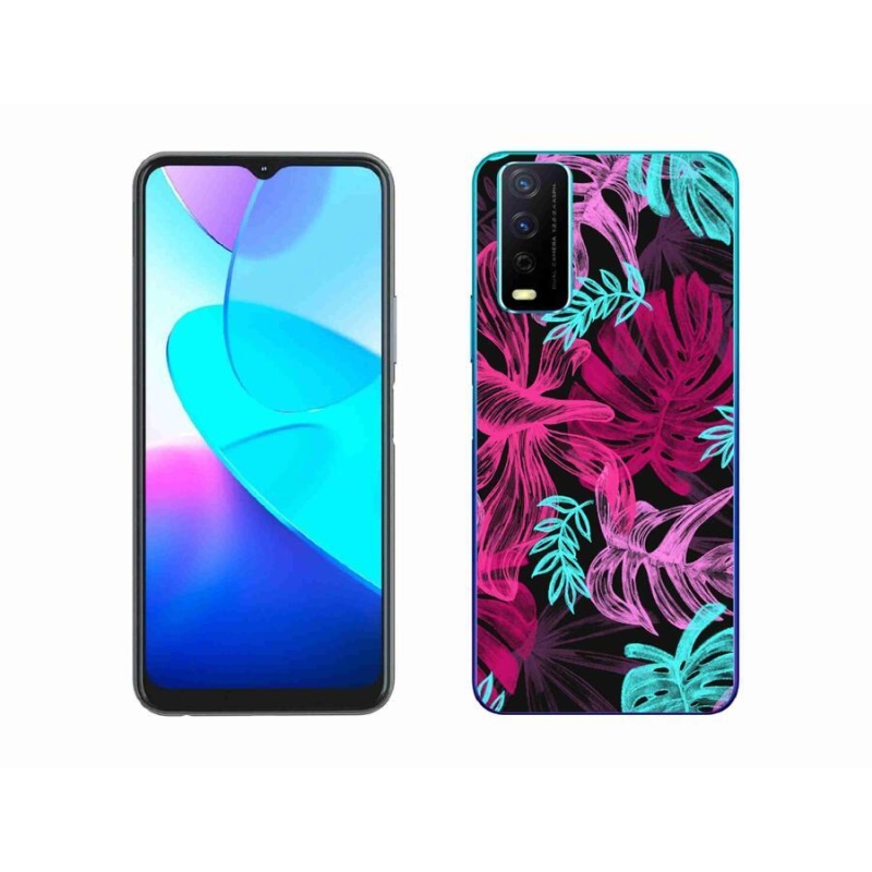 Gelový kryt mmCase na mobil Vivo Y11s/Y20s - květiny 1