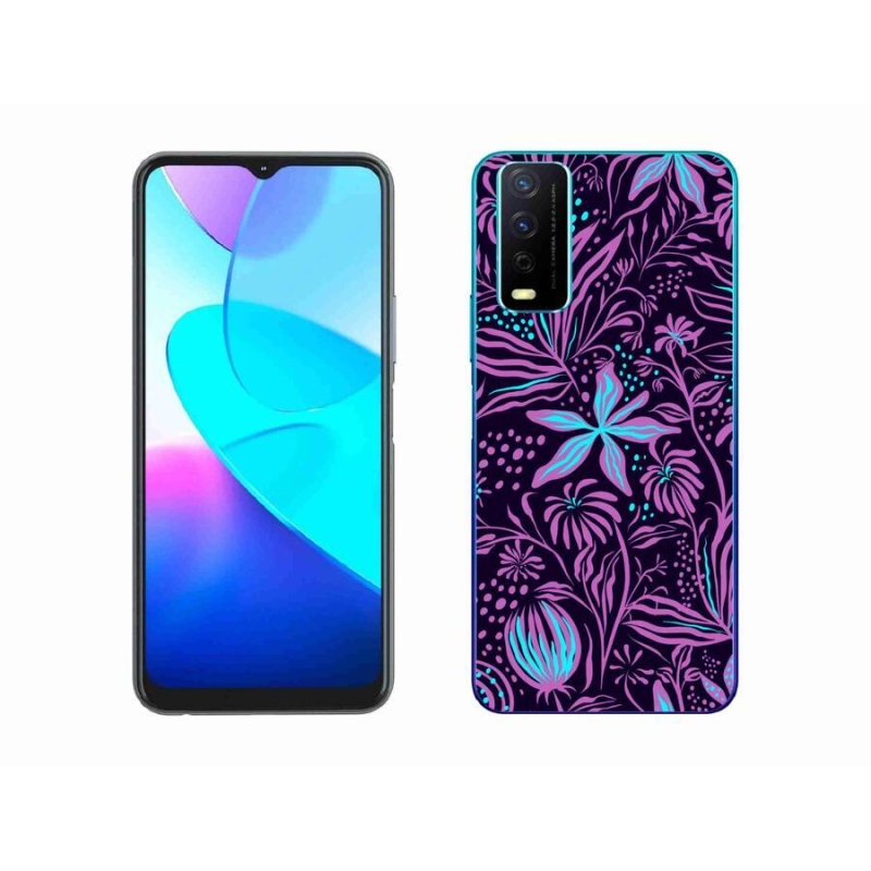 Gelový kryt mmCase na mobil Vivo Y11s/Y20s - květiny 2
