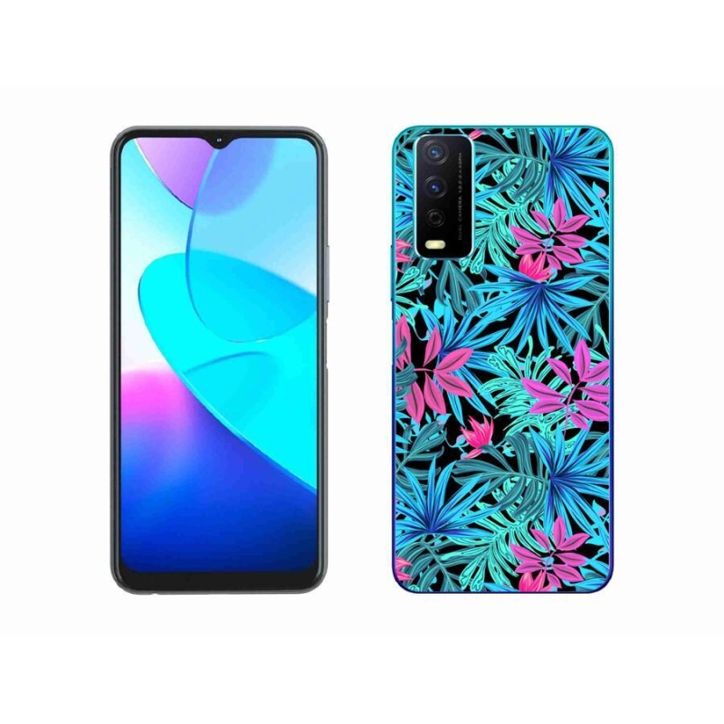 Gelový kryt mmCase na mobil Vivo Y11s/Y20s - květiny 3