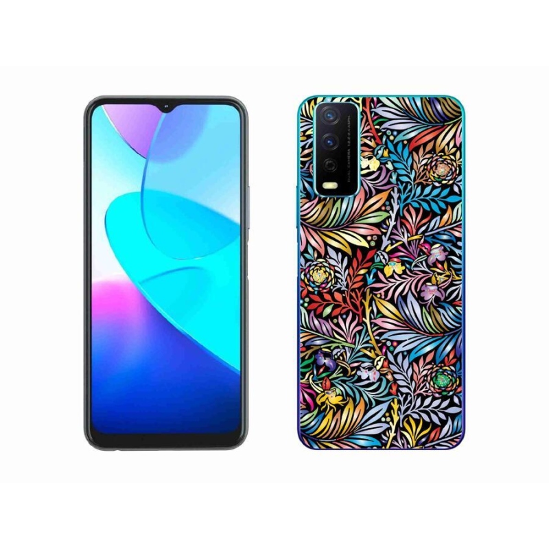 Gelový kryt mmCase na mobil Vivo Y11s/Y20s - květiny 5