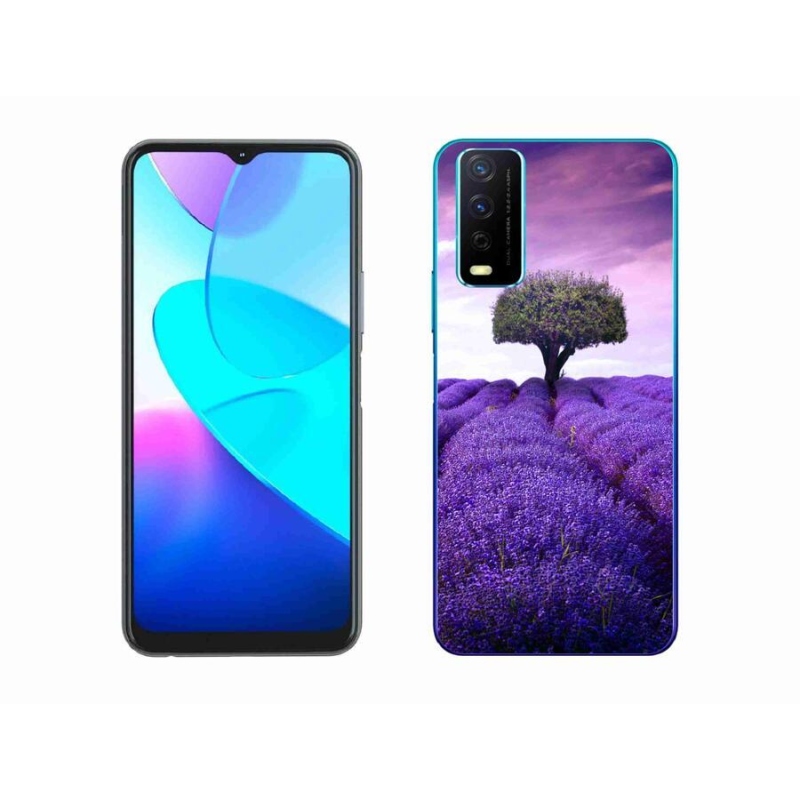 Gelový kryt mmCase na mobil Vivo Y11s/Y20s - levandulová louka