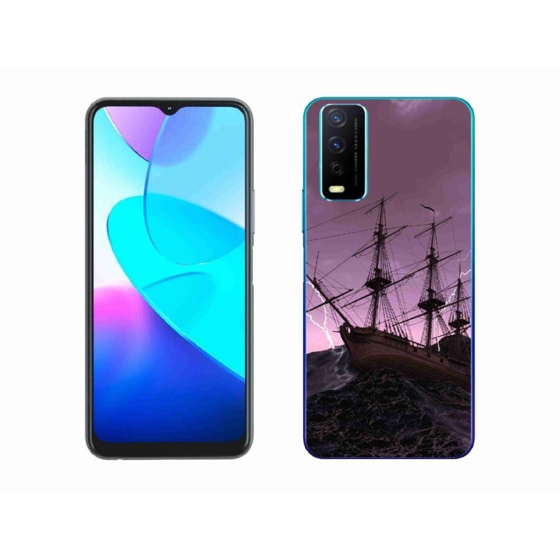 Gelový kryt mmCase na mobil Vivo Y11s/Y20s - loď v bouři