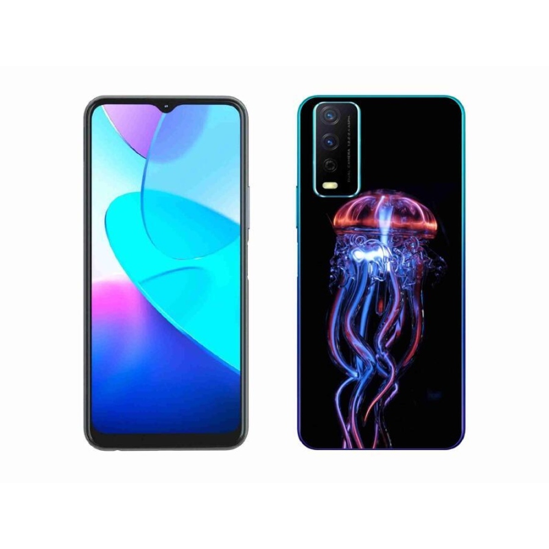 Gelový kryt mmCase na mobil Vivo Y11s/Y20s - medúza