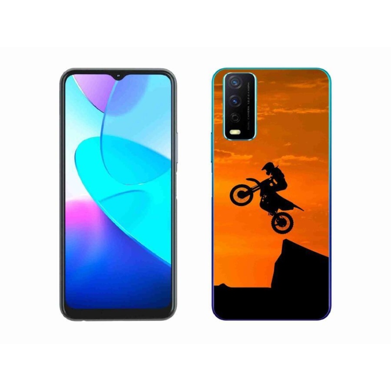 Gelový kryt mmCase na mobil Vivo Y11s/Y20s - motocross