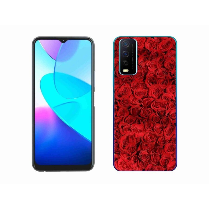 Gelový kryt mmCase na mobil Vivo Y11s/Y20s - růže