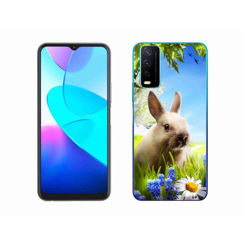 Gelový kryt mmCase na mobil Vivo Y11s/Y20s - zajíček