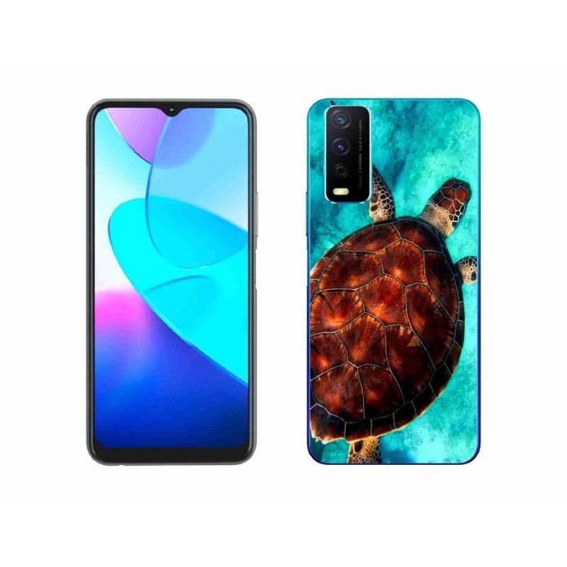 Gelový kryt mmCase na mobil Vivo Y11s/Y20s - želva