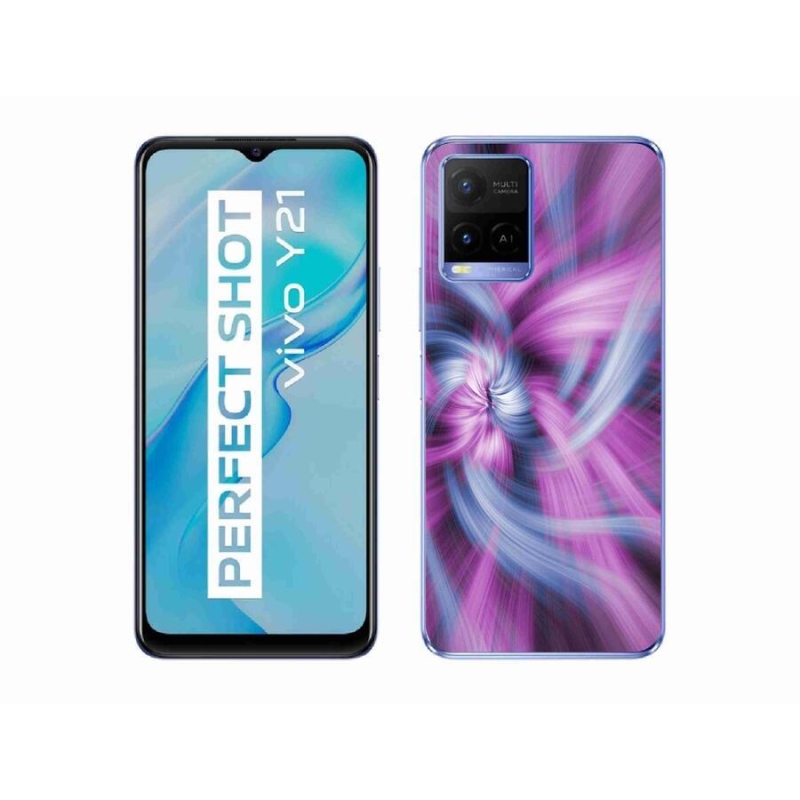 Gelový kryt mmCase na mobil Vivo Y21/Y21s/Y33s - abstrakt 12
